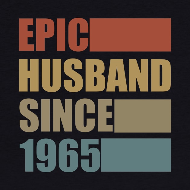 Vintage Epic Husband Since 1965 by Bunzaji